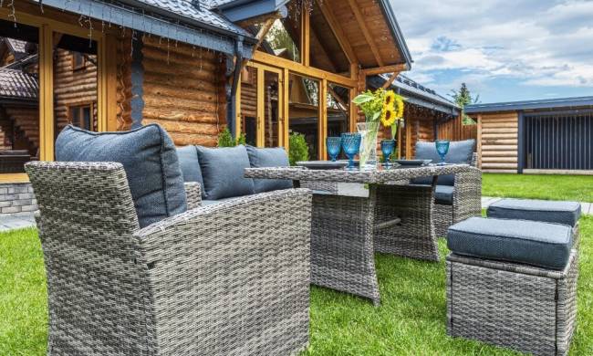 Комплект мебели ZOYA из искусственного ротанга (серый) Комплект мебели ZOYA из искусственного ротанга (серый)