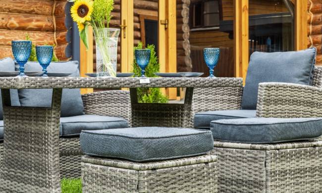 Комплект мебели ZOYA из искусственного ротанга (серый) Комплект мебели ZOYA из искусственного ротанга (серый)