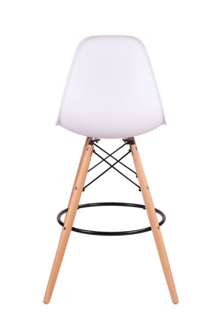 Дизайнерский стул Silva бежевый, основание черный металл