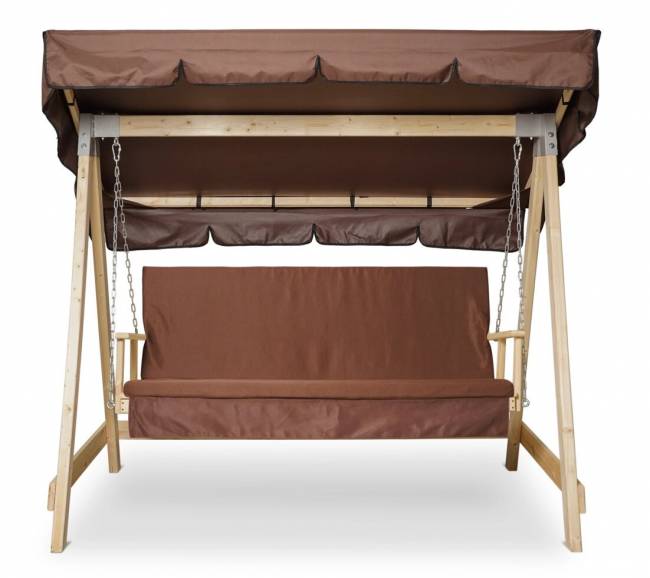 Матрас Коричневый для деревянных качелей СЕЛЕНА