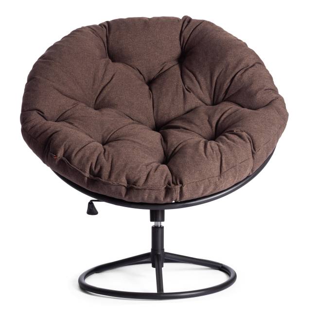 Кресло Клауд Хоум/Cloude Home рогожка/металл, 97х98х90-96см, коричневый, 3м7-147 коричневый рогожка/металл