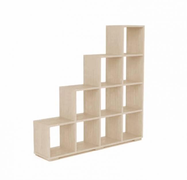 Стеллаж Стильный СС-2  венге светлый