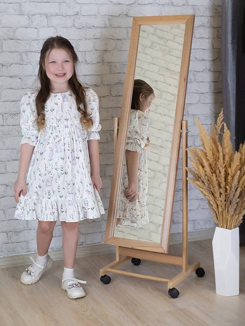 Зеркало напольное В 27Н светло-коричневый 137 см х 42,5 см