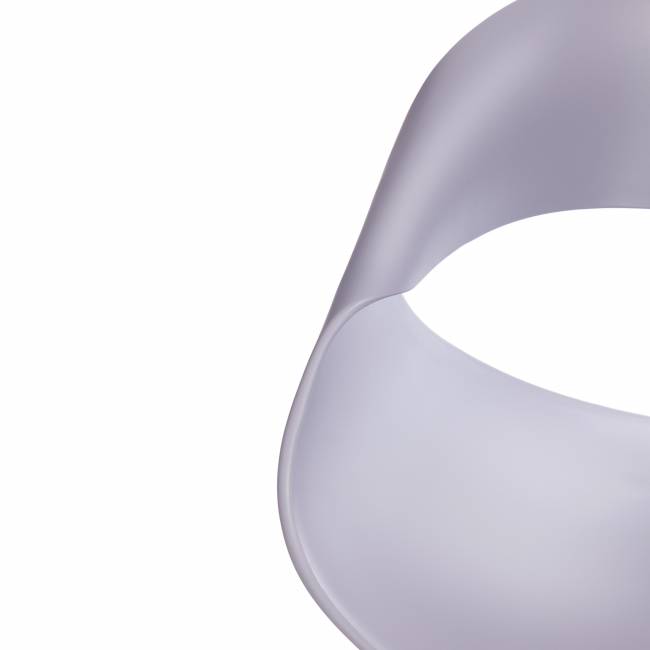 Стул КXX/QXX (мод.C1058-1) пластик/дерево, 60х53х81см, серый/натуральный (Комплект из 4 шт.) серый пластик/дерево