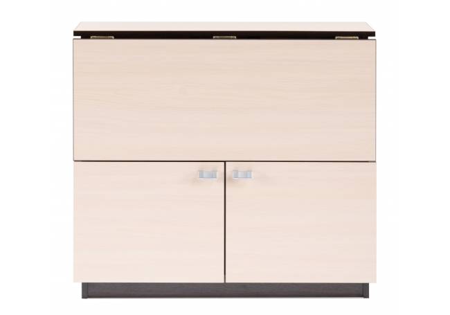 Стол деревянный Симоне венге / дуб молочный