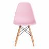 Стул Синди Имс/Cindy Eames (мод.001)/1 шт. в упаковке дерево бук/металл/сиденье пластик, 51х46х82.5см, светло-розовый светло-розовый/light pink дерево бук/металл/сиденье пластик