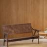 Диван-скамья Массив решетка, каркас орех