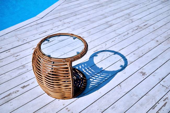 MOKKA МАЙОРКА / MAJORCA боковой столик, цвет капучино