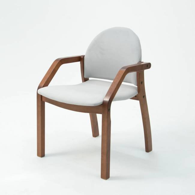 Стул-кресло Джуно 2.0 орех/серый Стул-кресло Джуно 2.0 орех/серый