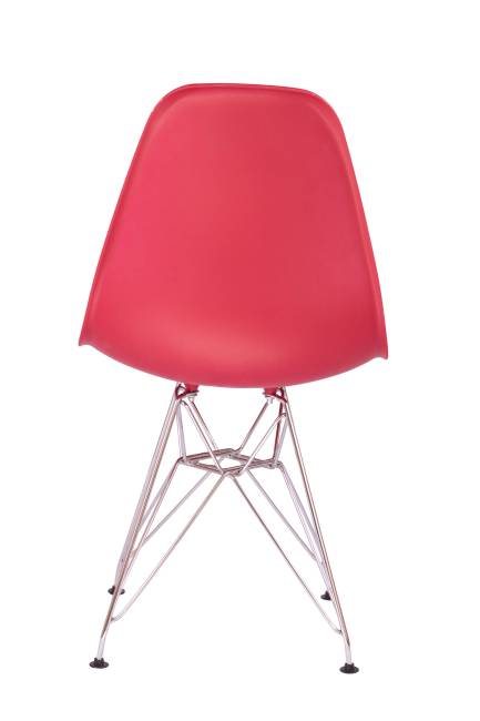 Стул Eames винный, опора металл