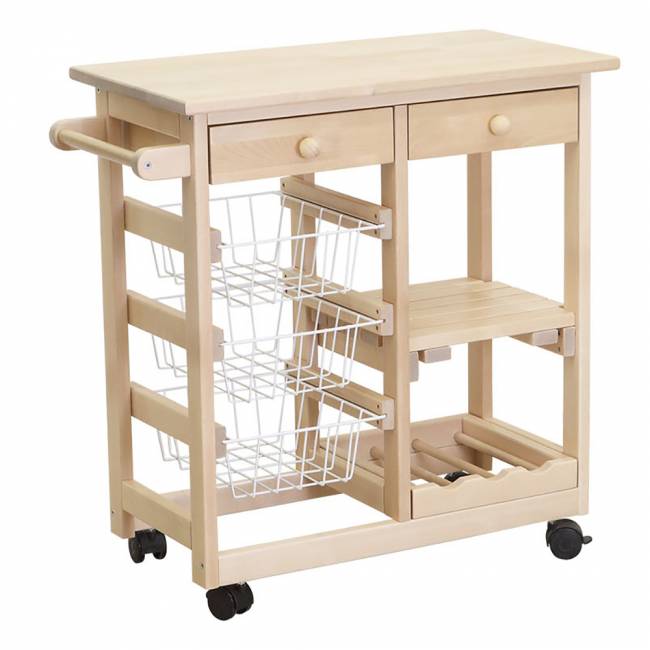 Тумба с баром и корзинами лак Тумба с баром и корзинами лак