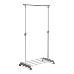 Вешалка ODENT металл, пластик, 86*44*166 см, темно-серый/светло-серый/хром темно-серый/светло-серый/хром металл, пластик