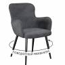 Стул DikLine 503 поворотный SB5 серый, ножки черные