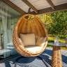 MOKKA МАЙОРКА / MAJORCA подвесное кресло, цвет соломенный