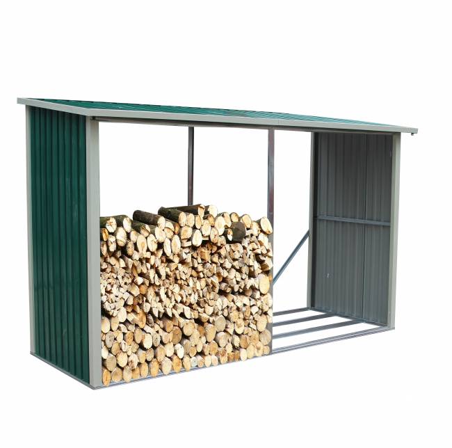 Дровница-Склад для дров, зелёный Дровница-Склад для дров, зелёный