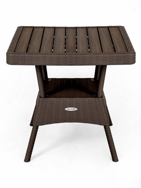 Стол Ola Dom квадратный, коричневый