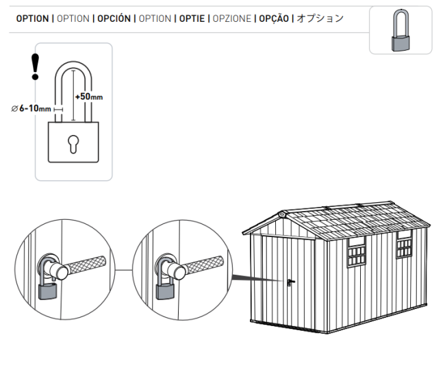 Сарай "Окланд 7513" (размеры 210 x 405 см) Сарай "Окланд 7513" (размеры 210 x 405 см)
