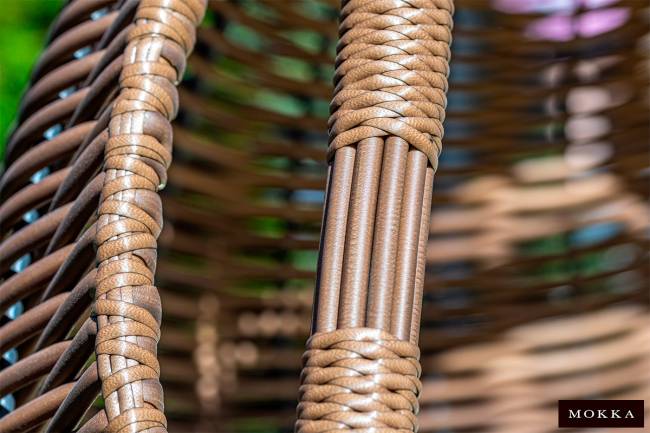 MOKKA МАЙОРКА / MAJORCA подвесное кресло двухместное, цвет капучино