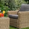 "Кон Панна" столик журнальный из искусственного ротанга, цвет соломенный