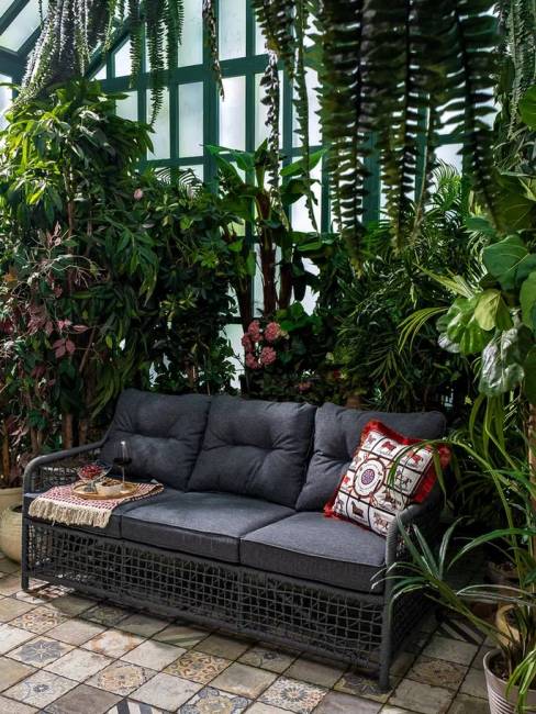 Плетеный диван LUCCA 3-х местный