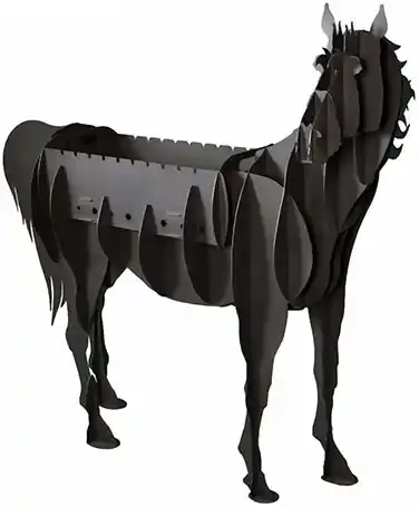 Мангал разборный "Конь", ST3, 3мм