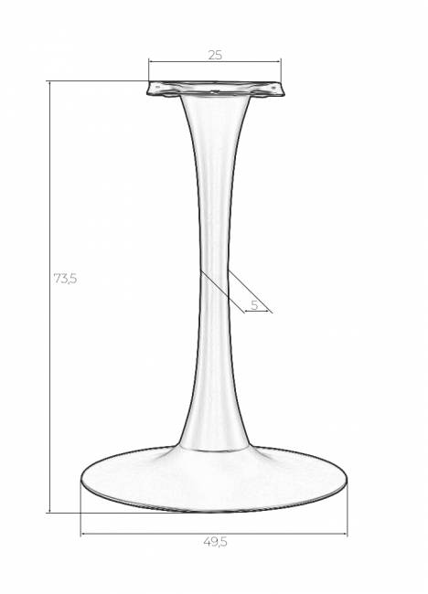 Подстолье обеденное DOBRIN JIM BLACK