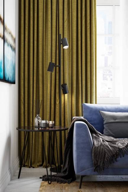 Стол журнальный "РИД Glass 530", сахара нуар/черный, матовый