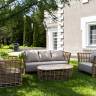 "Валенсия" лаунж-зона из искусственного ротанга, цвет соломенный