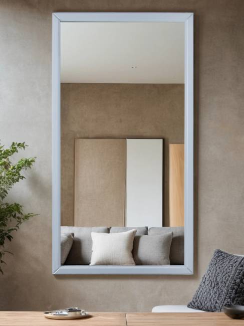 Зеркало настенное Артемида серый 77 см х 46, 5 см