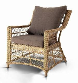 "Гранд Латте" кресло из искусственного ротанга, цвет соломенный "Гранд Латте" кресло из искусственного ротанга, цвет соломенный