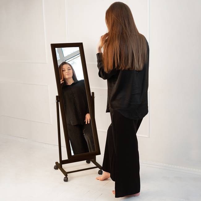 Зеркало напольное BeautyStyle 27 венге 135 см х 42,5 см