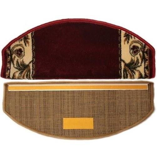 Ковровая ступень Венеция бордовая Ковровая ступень Венеция бордовая