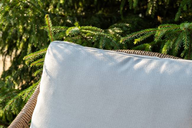 "Венеция" лаунж-зона из искусственного ротанга, цвет соломенный (К)