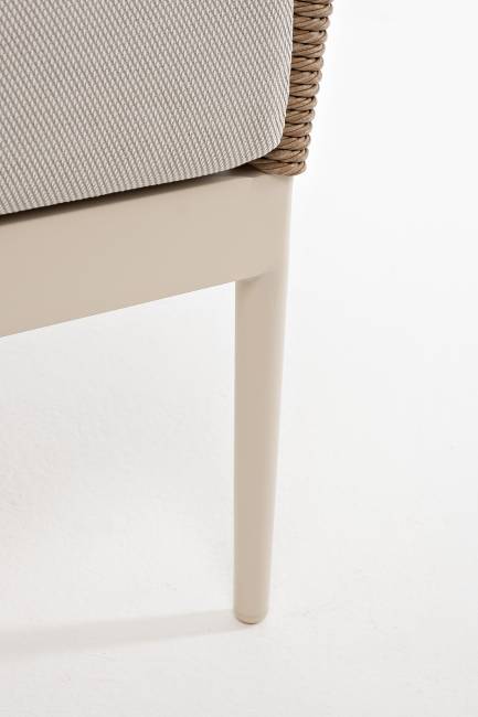 "Венеция" лаунж-зона из искусственного ротанга, цвет соломенный (К)