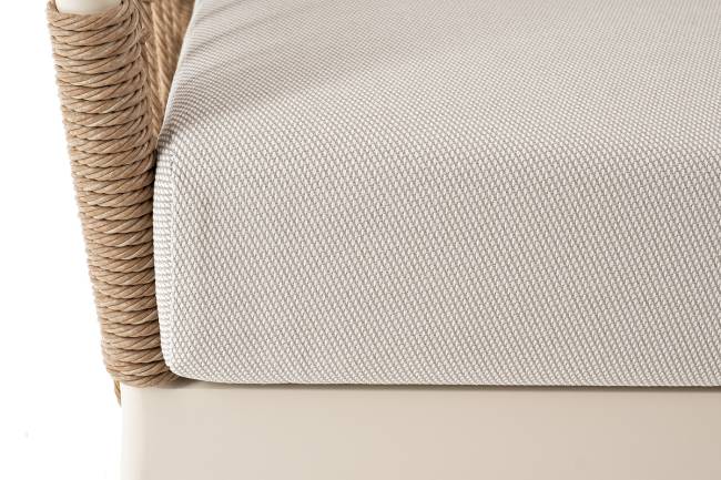 "Венеция" лаунж-зона из искусственного ротанга, цвет соломенный (К)