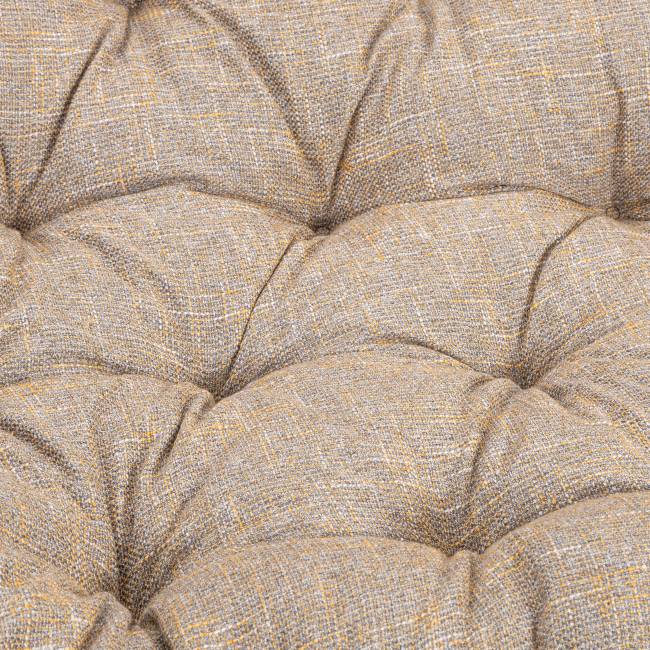 Диван Мамасан/Mamasan (23/02 W) /с подушкой/ 169х102х80см, коньячный, матрац 182х119см, рогожка, меланж Cognac (коньяк)