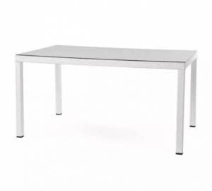 Стол садовый плетеный из искусственного ротанга MILANO 150 см белый Стол садовый плетеный из искусственного ротанга MILANO 150 см белый