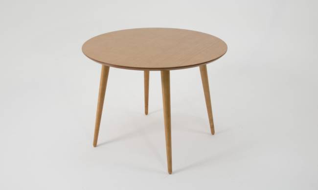 Стол Монте К 100 натур со стульями Сашш натур фиолетовый