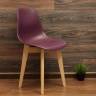 Стол Монте К 100 натур со стульями Сашш натур фиолетовый