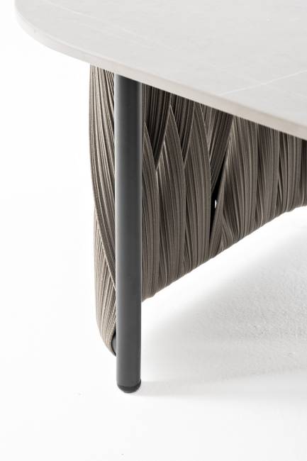 "Флоренция" лаунж-зона из искусственного ротанга, цвет графит (К)