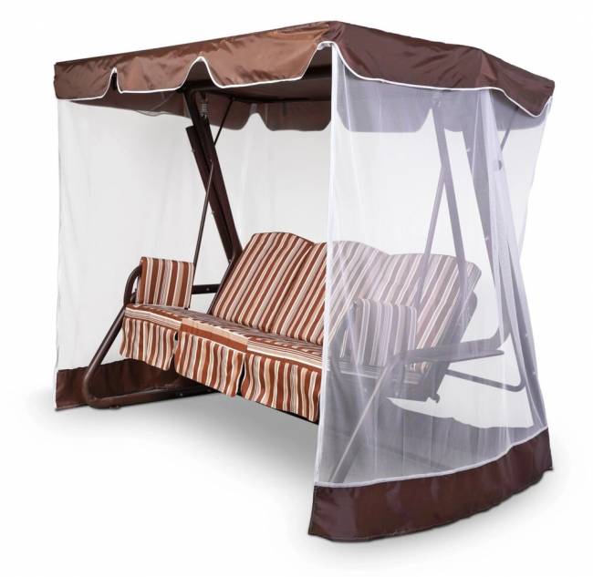 Тент-крыша + москитная сетка 76-е 244х142х170, шоколад