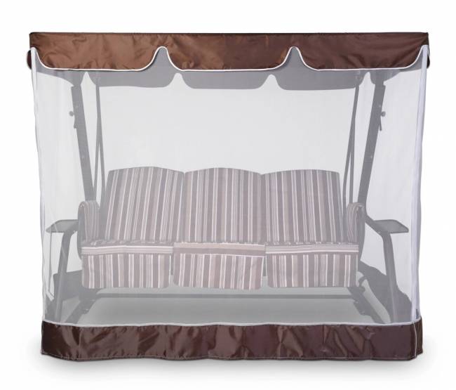 Тент-крыша + москитная сетка 76-е 244х142х170, шоколад