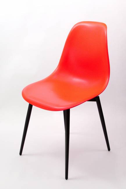 Стул Туссе чёрный /красный