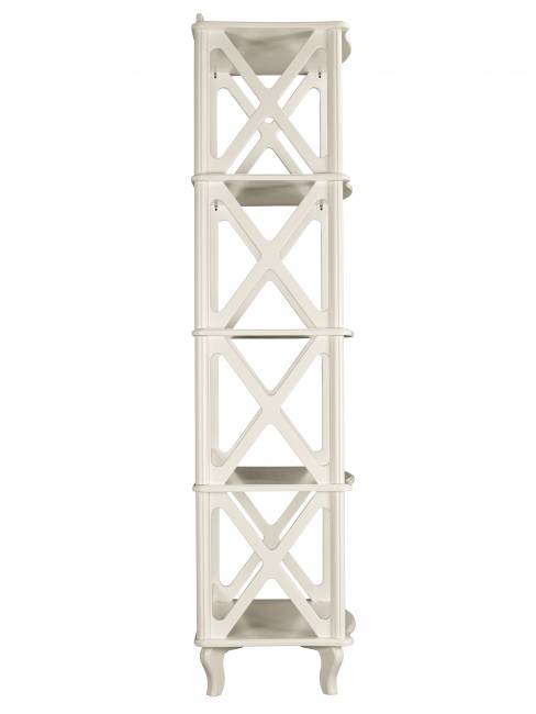 Этажерка-стеллаж Джульетта 4 уровня, дуб шампань Л