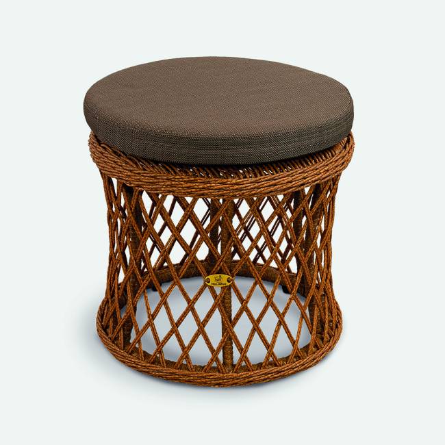 Пуф Nova (с упаковкой) Американский орех, RAL 8011, Mossle 295