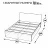 Кровать Стандарт 0900 цвет венге