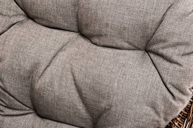 "Алиса" кресло плетеное, цвет коричневый с подушками "Алиса" кресло плетеное, цвет коричневый с подушками