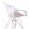 Стул Flor белый, опора металл Стул Flor белый, опора металл