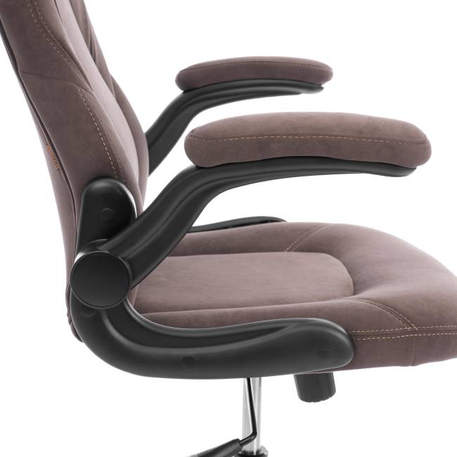 Кресло BAZUKA metalBL велюр, коричневый, 6 коричневый велюр