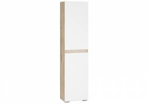 Алетра П-500 дуб крафт серый / глянец белый